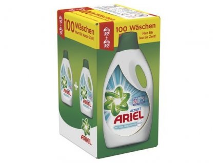 Ariel Actilift Febreze univerzální prací gel 2 x 2,75 l, 100 pracích dávek